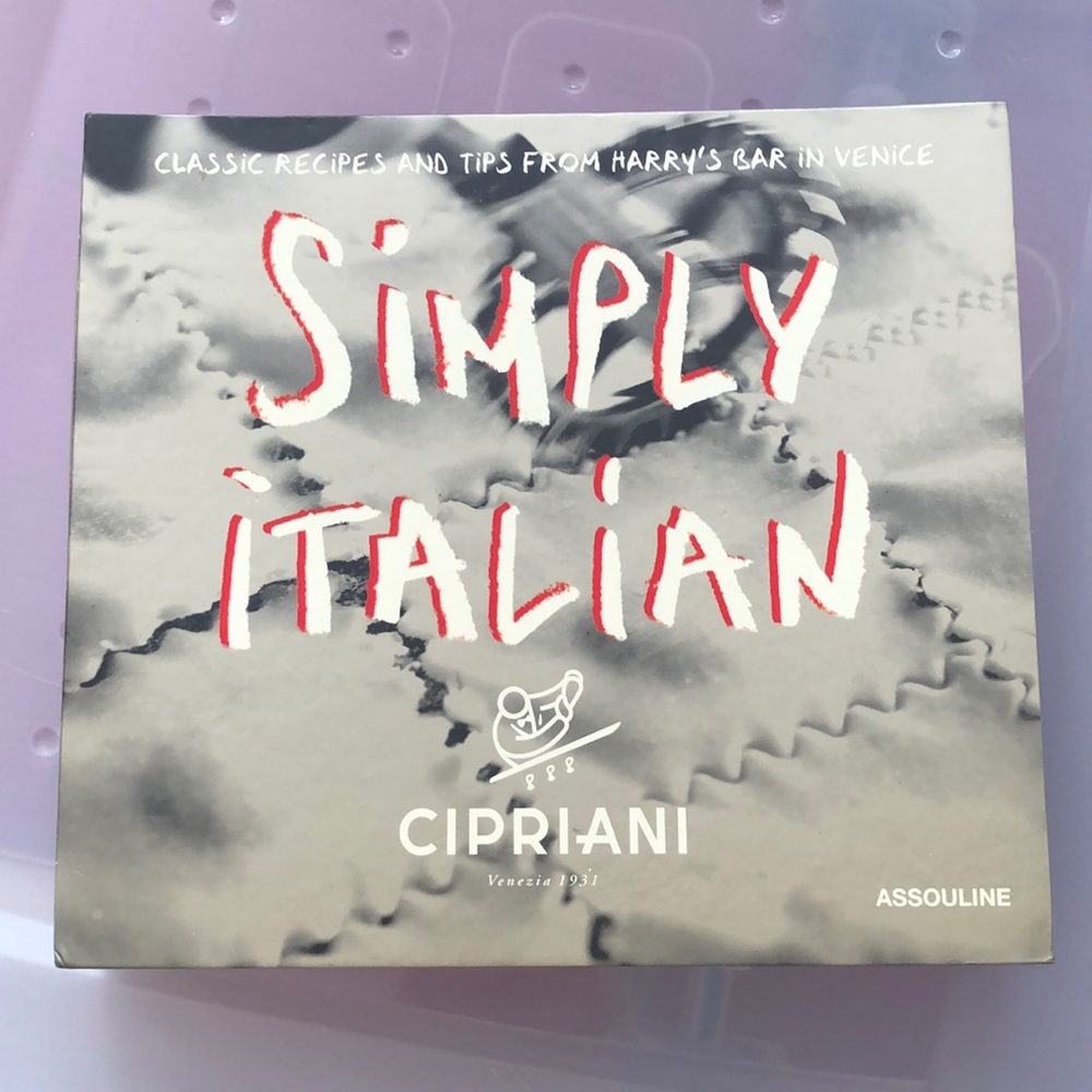 Simply Italian cipriani cook book brand new
